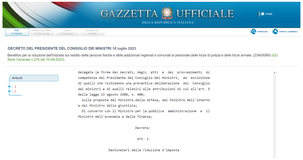 Bonus IRPEF 2023 per le forze armate e di polizia: a chi spetta la riduzione fino a 571 euro