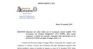 Esonero IRAP non spettante: il codice tributo per versare importo, interessi e sanzioni