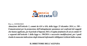 Regime forfettario, in arrivo le lettere dell'Agenzia delle Entrate: controlli sul quadro RS 