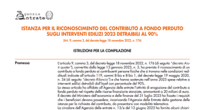 Contributi fondo perduto superbonus 2023, domanda entro la scadenza del 31 ottobre: requisiti e istruzioni 
