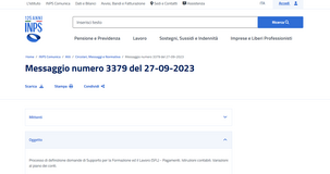 Supporto per la formazione e il lavoro: dall'INPS le date per il pagamento dell'indennità 