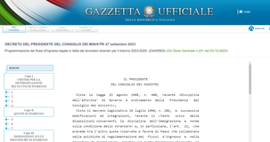 Decreto flussi 2023/2025: in arrivo 452.000 lavoratori nel triennio, le novità del testo in Gazzetta Ufficiale