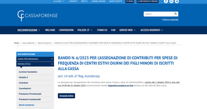 Bonus centri estivi Cassa Forense 2023: domande per i contributi entro il 31 ottobre 