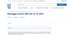 Pensioni: dal 16 ottobre 2023 via alle domande di rinuncia alle detrazioni e per l'IRPEF più alta 