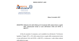 Controlli sui bonus, dall'affitto all'energia: i codici tributo per il versamento parziale
