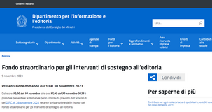 Contributi imprese editrici: come fare domanda entro la scadenza del 30 novembre 2023 