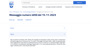 Pensioni: tutti gli aumenti di dicembre 2023, le istruzioni INPS sull'anticipo del conguaglio