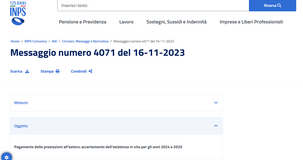 Pagamento pensioni all'estero 2024/2025: le istruzioni INPS per l'accertamento dell'esistenza in vita