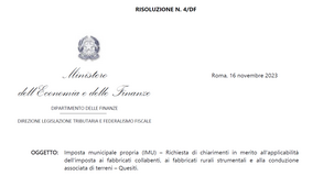 IMU, i chiarimenti sui fabbricati collabenti: non si possono considerare aree edificabili