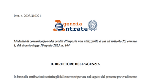 Bonus casa e superbonus, dal 1° dicembre la comunicazione dei crediti inutilizzabili