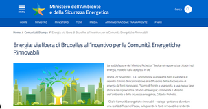 Bonus energia: al via gli incentivi per le comunità energetiche rinnovabili 