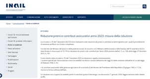 Premi e contributi INAIL 2024: la riduzione dell'importo è del 15,11 per cento 