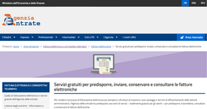Fatture elettroniche disponibili automaticamente online sul sito dell'Agenzia delle Entrate 