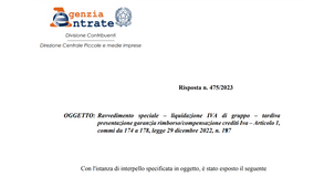 Ravvedimento speciale per violazioni su liquidazione IVA di gruppo: accesso libero fino al 20 dicembre