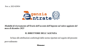 Acconto IVA 2023, le scadenze di fine anno per il riversamento