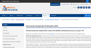 Modello 730, Redditi e CU 2024, l'Agenzia delle Entrate pubblica bozze e istruzioni