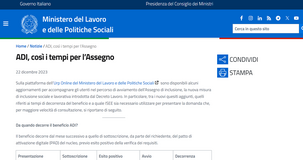 Assegno di inclusione: importo di gennaio 2024 erogato anche con domanda dopo il 31 dicembre 2023