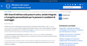 Assegno di inclusione: come funziona la presa in carico delle persone in condizioni di svantaggio