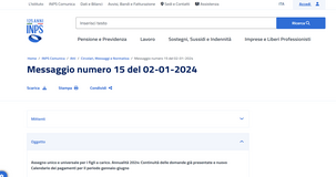 Assegno unico: dall'INPS il calendario dei pagamenti per il 2024 