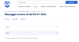 Pagamento assegno di inclusione: primo accredito dal 26 gennaio 2024