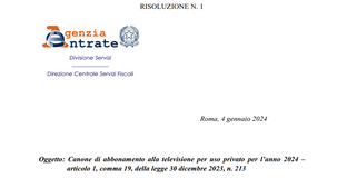 Canone Rai 2024, le novità spiegate dall'Agenzia delle Entrate: 10 rate di 7 euro in bolletta 