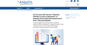 NoiPA, familiari a carico e detrazioni: entro il 18 gennaio l'invio dei dati per il 730 precompilato 2024