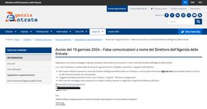 Truffe Agenzia delle Entrate: attenzione alle email false