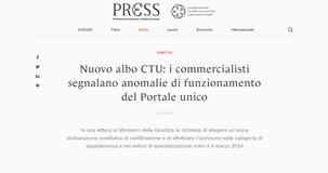 Nuovo albo CTU: dai commercialisti la richiesta di allegare un'unica dichiarazione sostitutiva