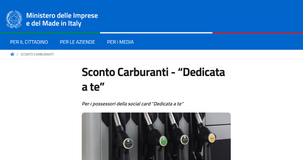 Carta dedicata a te: per la benzina non solo un bonus, ma anche un piano di sconti