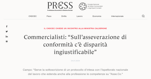 Asseverazione di conformità: i commercialisti chiedono di accedere alla procedura Asse.Co.