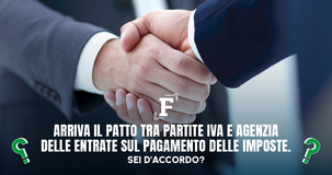Arriva il patto tra partite IVA e Agenzia delle Entrate sul pagamento delle imposte: la parola a lettrici e lettori 