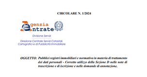 Pubblici registri immobiliari: le istruzioni delle Entrate a tutela dei dati personali