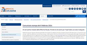 Dall'Agenzia delle Entrate la prima circolare sulla riforma IRPEF, ma servono istruzioni più dettagliate