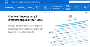 Bonus pubblicità 2024, proroga della domanda al 2 aprile. Invio dal 1° marzo