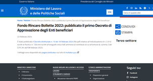 Bonus bollette per gli ETS: pubblicato l'elenco dei primi beneficiari