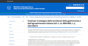  Bonus eccellenze gastronomiche: click day il 12 marzo 2024, come richiedere il contributo 