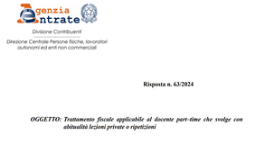 Partita IVA obbligatoria per gli insegnanti che danno ripetizioni private