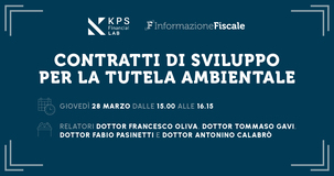 Contratti di sviluppo per la tutela ambientale