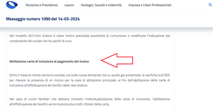 Assegno di inclusione: da marzo si possono pagare le rate del mutuo 