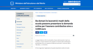Bonus mamme 2024: al via le domande per le lavoratrici della scuola