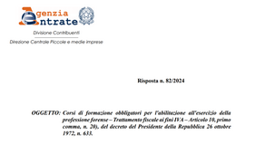 Esenzione IVA formazione avvocati: quando si applica?