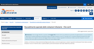 Il ravvedimento speciale sana anche gli inviti alla compliance