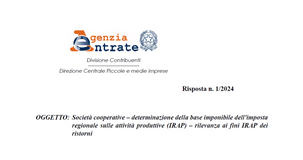 Ristorno deducibile dall'IRAP anche quando non transita a Conto Economico