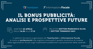 Bonus pubblicità: analisi e prospettive future nel webinar del 23 aprile 2024