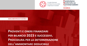 Bilancio: dal CNDCEC il documento sulla determinazione dell'ammontare deducibile
