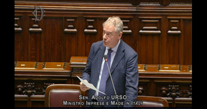 Transizione 4.0, Urso: in arrivo il decreto che sblocca la compensazione dei crediti d'imposta