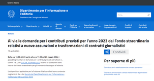 Incentivi per l'assunzione di giornalisti: domande per i contributi in scadenza
