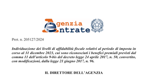 Dichiarazione dei redditi 2024, ISA con benefici premiali a due velocità