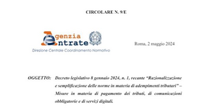 Semplificazioni riforma fiscale: le istruzioni delle Entrate nella nuova circolare