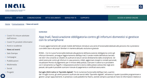 Assicurazione infortuni domestici: gestione anche tramite App INAIL